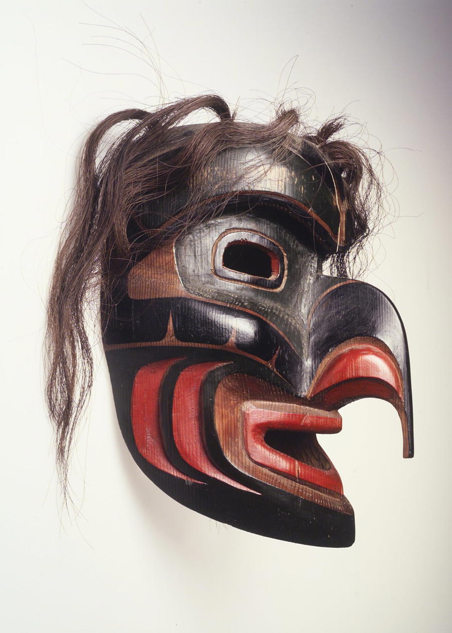 Wild Man Mask carved by John H. Livingston