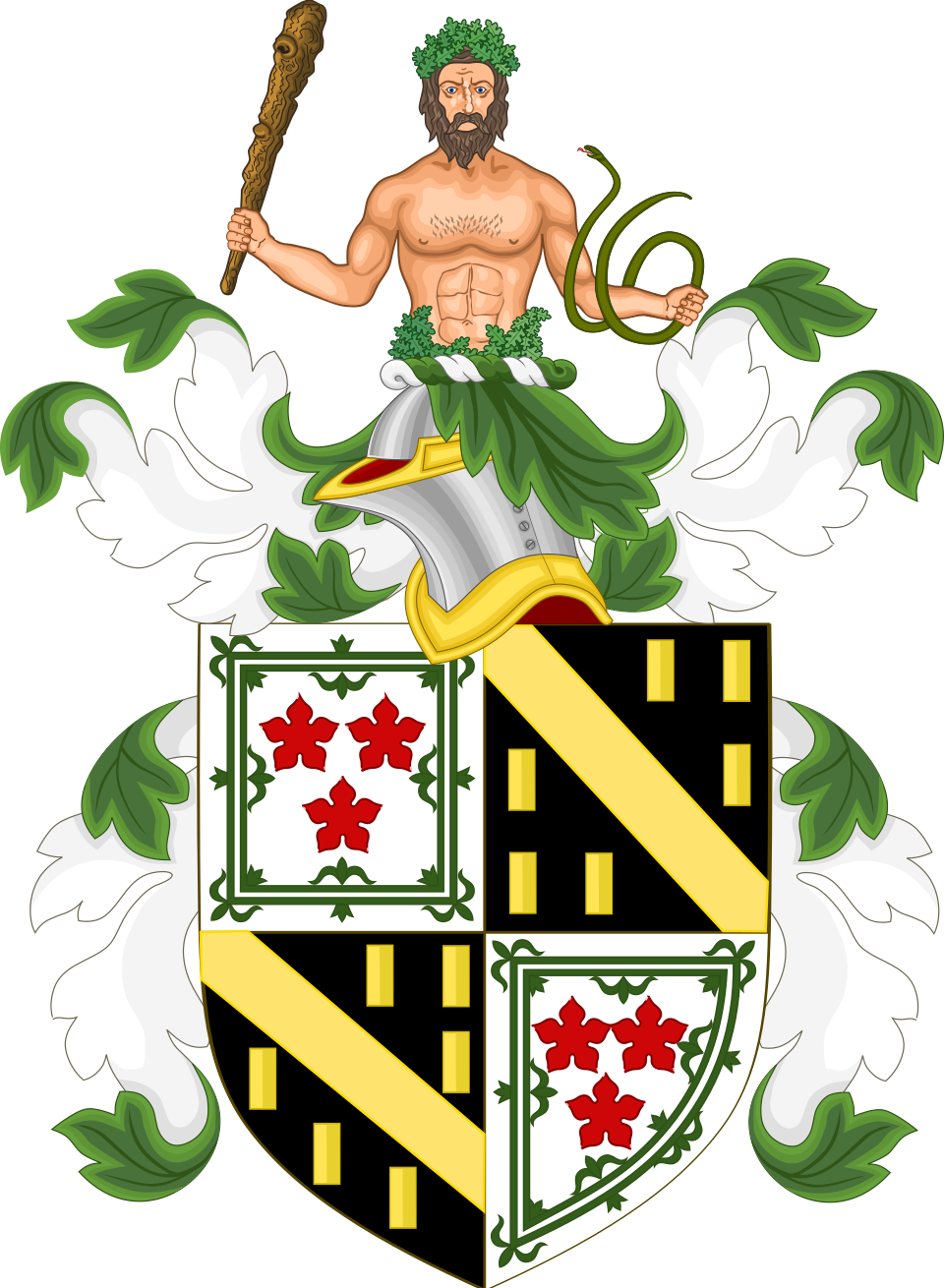 Full coat of arms of Philip Livingston